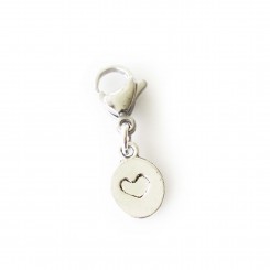 Stamped Heart Dangle